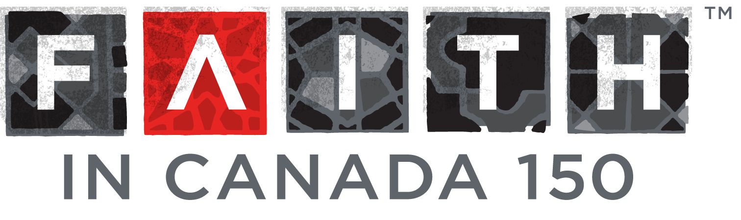 Faith in Canada 150 logo.